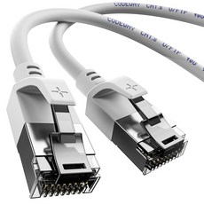 코드웨이 40기가 CAT8 초고속 인터넷 U FTP 랜 케이블, 화이트, 1개, 15m 화이트, 1개, 15m