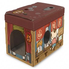 MR.BEAR 貓抓窩/貓抓屋/可替換貓抓板/寵物玩具 台灣製, 日式拉麵, 1個