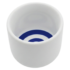 SAWATOUKI 佐和陶瓷 日本製蛇目酒杯 8 x 8 x 7cm, 白色, 1個