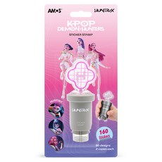 아모스 케이팝 데몬 헌터스 헌트릭스 스티커 스탬프, 혼합색상, 1개
