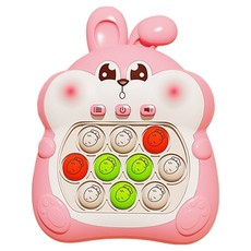 토이토 레드 폭탄 7세대 뚱토끼 푸쉬팝 게임기, 1개