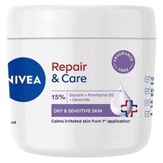 NIVEA 妮維雅 台灣公司貨 極潤低敏修護乳霜 無香版, 1個, 400ml