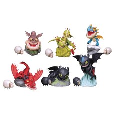 BEAST KINGDOM 野獸國 馴龍高手系列 盲盒6件組 MEA-072 款式隨機, 1套