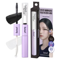 Daleaf 雙效護理染色睫毛 2合1睫毛精華液 黑色 + 透明, 1個, 10ml