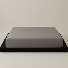 nubizio Onmood 床包 單人加大(200 x 110 x 35cm) 深灰色 高密纖維 水洗 親膚 素色薄款