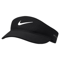 NIKE 耐吉 運動速乾 ADV Ace 網球遮陽帽, 黑色, 1個