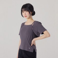 I LOVE J 莫爾無袖背心 + 短版罩衫套組