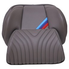 EZES BMW 新款 5系列 520 523 G60 專用 Wing-out 桶型汽車頭枕頸枕, 灰褐色, 1個