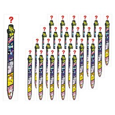 포켓몬스터 넌내꼬 볼펜 0.7mm, 랜덤발송, 24개