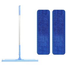 World Clean 超細纖維拖把 + 環狀拖布 2入組