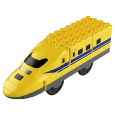 TAKARA TOMY 多美積木 黃博士火車 TW90264, 多色系, 1個