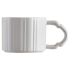 odense Noup Rame 短版馬克杯 300ml, 白色, 1個