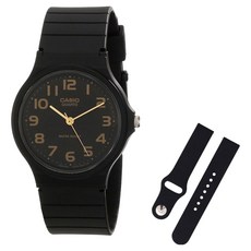 CASIO 卡西歐 學測手錶 + 矽膠錶帶組合 MQ-24-1B2