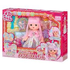 Mell Chan 小美樂 魔髮變妝小美樂扮家家酒玩具組, 多色, 1組