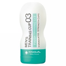 TENGA MEN’S TRAINING CUP FINISH TRAINING 強敏挑戰杯 Lv.3, 1個, 白色
