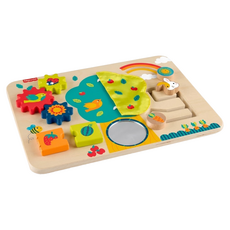 fisher-price 費雪 木製忙碌板, 混和顏色, 1個