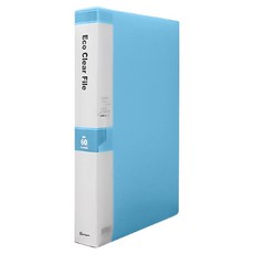영오 클리어파일 케이스형 60p, 하늘, 1개 하늘, 1개