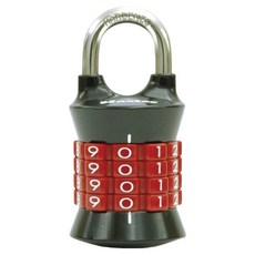 Master Lock 數字轉盤鎖 紅色 1535D, 1個