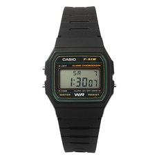 CASIO 卡西歐 軍人學生運動數位手錶 F-91W-3