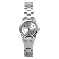 CASIO 卡西歐 女用指針金屬手錶 LTP-V001D-7B