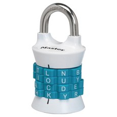 Master Lock 英文密碼鎖 天空藍 1535DWD, 1個