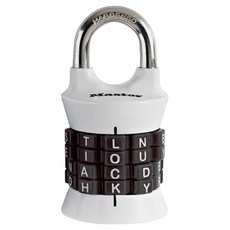 Master Lock 英文轉盤鎖 黑色 1535DWD, 1個