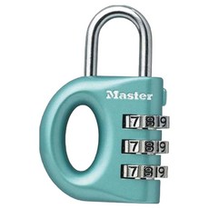 Master Lock 迷你密碼轉盤鎖 包包 行李箱 天空藍 633D(EURD), 1個