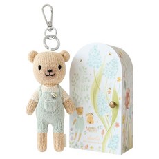 커들앤카인드 인형 키링 찰리 허니베어 + 기프트 박스 세트, 혼합색상, 1세트, 16cm