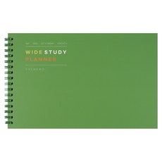 건망증 더메모 와이드 스터디플래너 6개월, 그린, 1개 그린, 1개