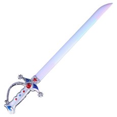 Toyto 武士騎士LED夜光劍模型玩具刀, 1個, 銀色
