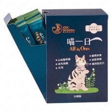 超汪寵物營養 喵一日 6合1貓咪全方位保健營養粉 30條, 45g, 1套, 綜合營養補充品
