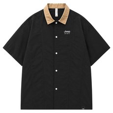 JEEP SPIRIT 男女通用撞色領夏季襯衫