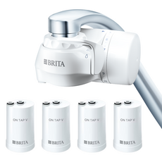 BRITA 4重微濾龍頭式淨水器 + 微濾濾芯 4個 強效除鉛, ON TAP