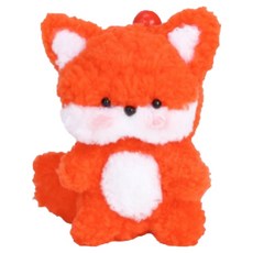 토이토 DIY 애니멀 모루 인형 키링 철사 가방고리 만들기 세트 여우, 1세트, 오렌지