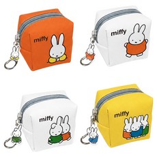 iTOViC Miffy 方塊收納包 壓克力鑰匙圈 4件組