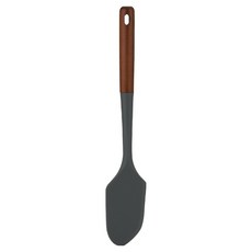 발룬피니 아르보르 플래티넘 실리콘 우드핸들 스파츌라, 딥차콜, 1개