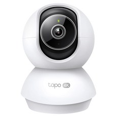 tp-link 4K 800萬畫素 AI偵測 360度旋轉 無線網路Wi-Fi監視器, 1個, Tapo C250