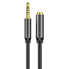 DTAudio 3.5mm音源延長線 公對母 5M, 黑色, 1個, P4-LINE-B5