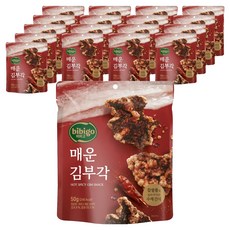 CJ bibigo 使用韓國產糯米製成 更酥脆的手工辣味海苔脆片