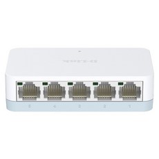 D-Link 友訊科技 5埠快速乙太網路桌上型無網管交換器, 1個, DES-1005C