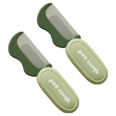Yoreungae 寵物折疊式迷你梳子 2入組