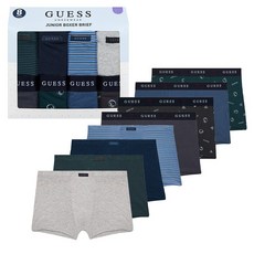 GUESS UNDERWEAR 青少年四角褲8件組