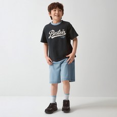 SPAO Kids 兒童COOL寬鬆版型圖案滾邊上下衣套裝