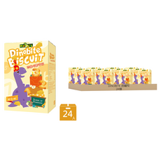 DiNOBiTE 恐龍咬 輕乳酪數字餅, 60g, 24個