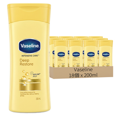 Vaseline 凡士林 潤膚乳液 全效滋潤, 18個, 200ml