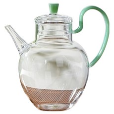 프렌치마르스 컬러 손잡이 올글라스 티포트 MMM3930, 민트, 1개, 600ml 민트, 1개, 600ml