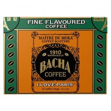 BACHACOFFEE I LOVE PARIS濾掛咖啡禮盒, 12g, 1套, 12個裝