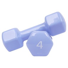 아이워너 뷰티 육각 덤벨, 4kg, 2개