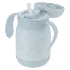 Richell 利其爾 TLI 四代 不鏽鋼吸管保溫杯, 方圓世界, 1個, 300ml