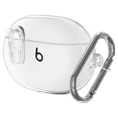 Apple Beats Studio Buds Plus 鎖定夾扣保護殼, 透明, 1個, 單一商品
